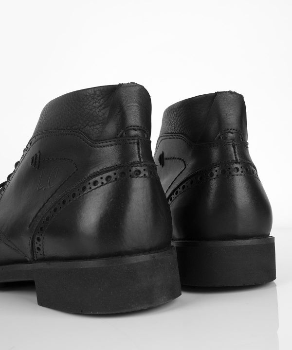 نیم بوت چرم مردانه شهر چرم Leather City مدل M8318