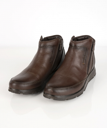 نیم بوت چرم زنانه شهر چرم Leather City مدل M6409
