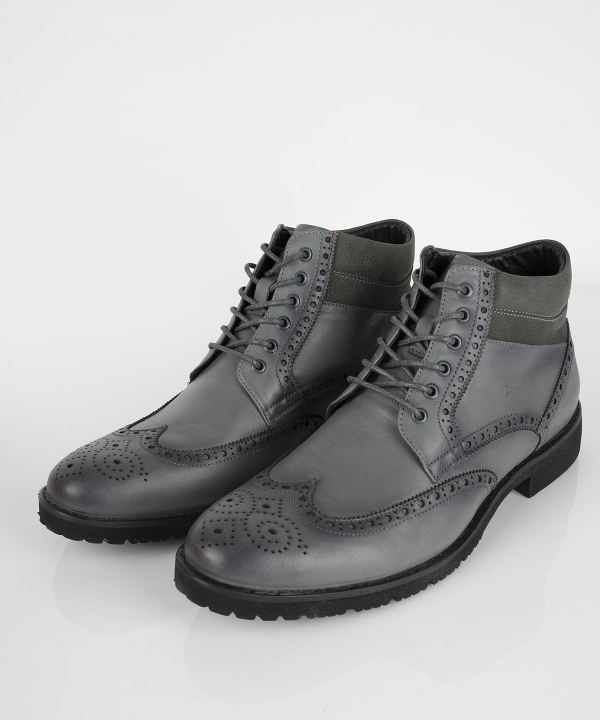 نیم بوت چرم مردانه شهر چرم Leather City مدل M8315