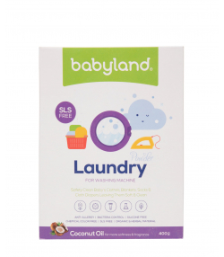 پودر صابون لباسشویی بی بی لند Baby Land حاوی روغن نارگیل وزن 400 گرم