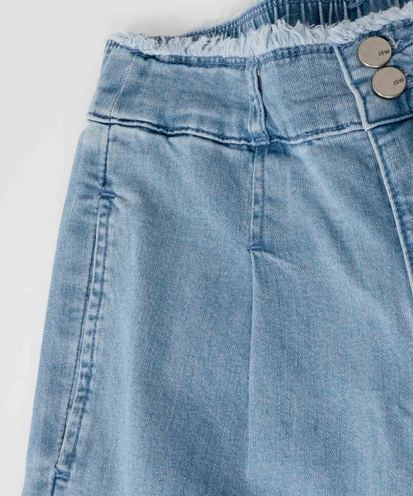 شلوار جین کوتاه زنانه راسته جین وست Jeanswest