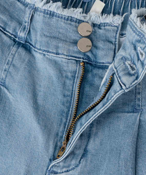 شلوار جین کوتاه زنانه راسته جین وست Jeanswest