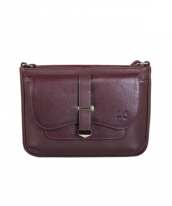 کیف دوشی زنانه چرم طبیعی شهر چرم Leather City مدل M111974