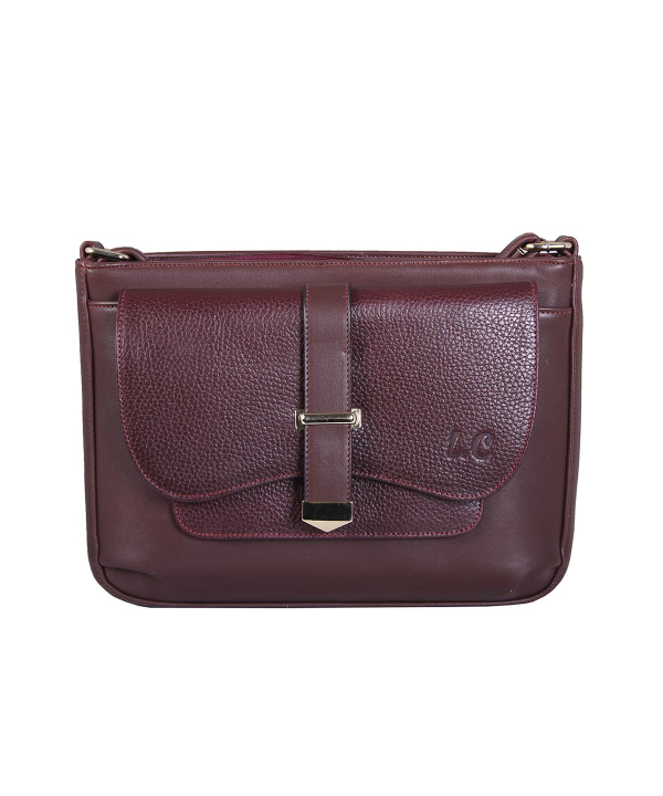 کیف دوشی زنانه چرم طبیعی شهر چرم Leather City مدل M111974