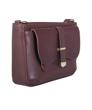 کیف دوشی زنانه چرم طبیعی شهر چرم Leather City مدل M111974