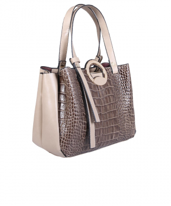 کیف دستی زنانه چرم طبیعی شهر چرم Leather City مدل MK1111643