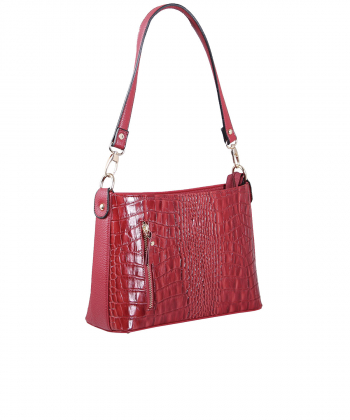 کیف دوشی زنانه چرم طبیعی شهر چرم Leather City مدل M1111693
