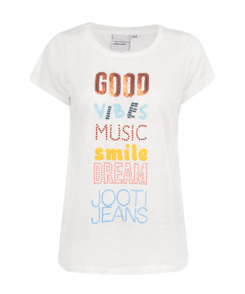 تیشرت یقه گرد زنانه جوتی جینز JootiJeans کد 01773116