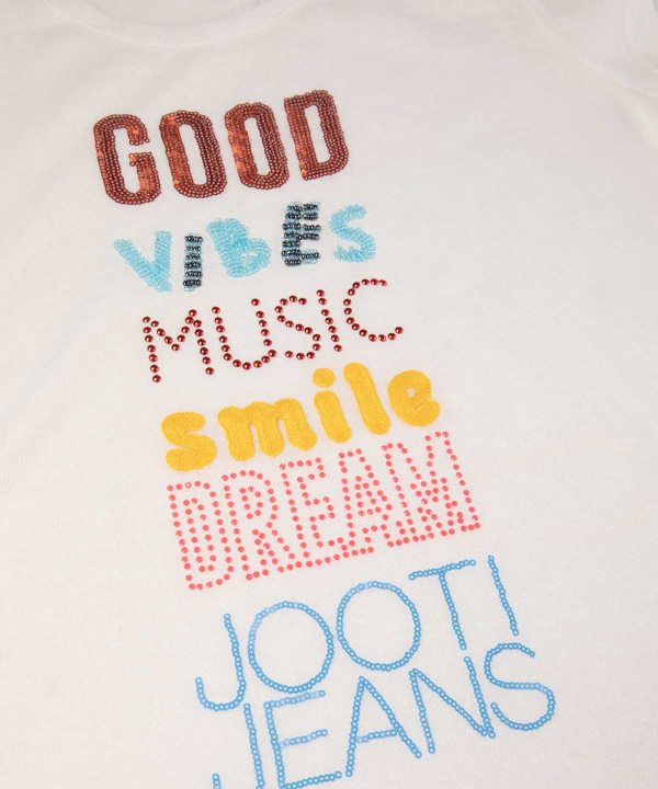تیشرت یقه گرد زنانه جوتی جینز JootiJeans کد 01773116