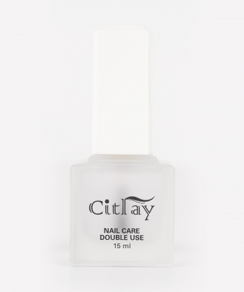 محلول درخشان کننده لاک ناخن سیترای Citray مدل Double Use حجم 15 میلی لیتر