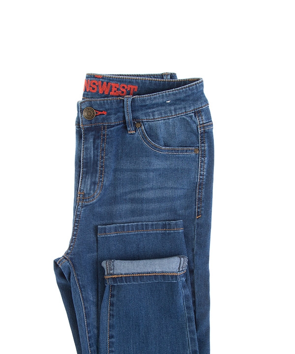 شلوار زنانه جین جذب آبی جین وست Jeanswest