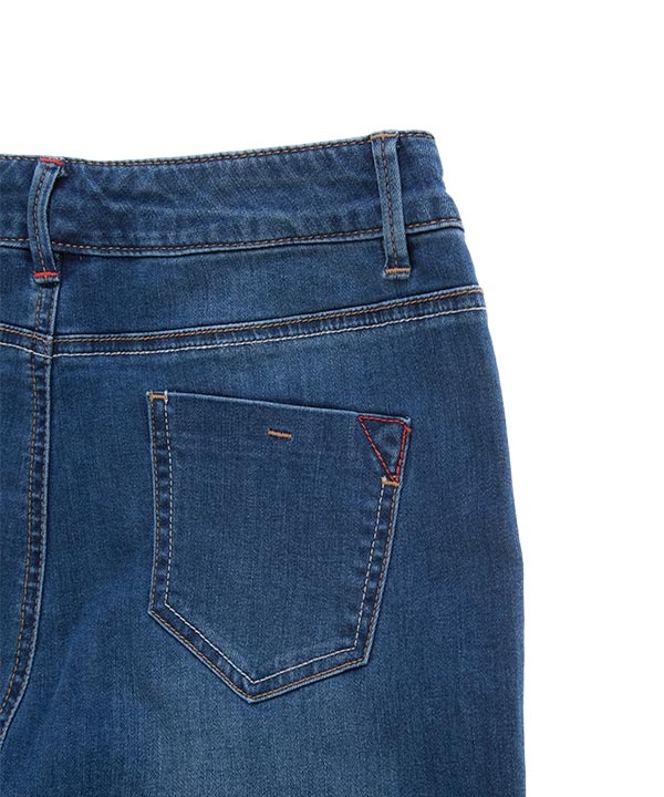 شلوار زنانه جین جذب آبی جین وست Jeanswest