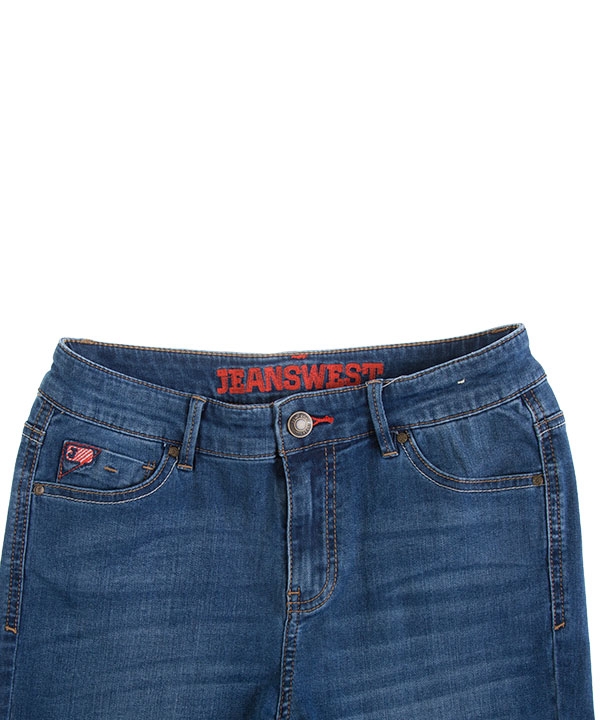 شلوار زنانه جین جذب آبی جین وست Jeanswest