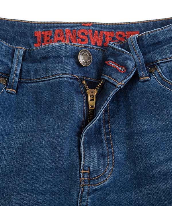 شلوار زنانه جین جذب آبی جین وست Jeanswest