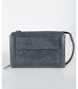 کیف پاسپورتی چرم طبیعی چرم کروکو Croco Leather مدل گوچی