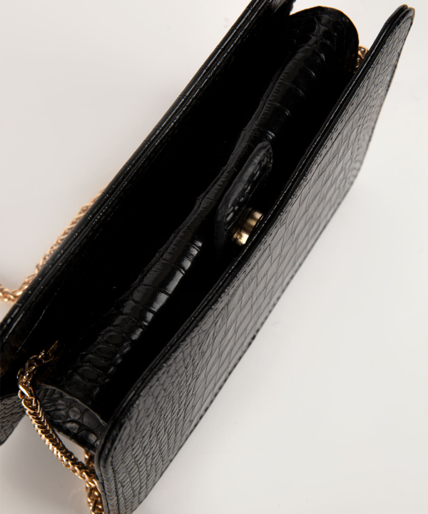 کیف دوشی زنانه چرم کروکو Croco Leather مدل آنجلو