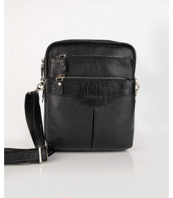 کیف دوشی مردانه چرم طبیعی چرم کروکو Croco Leather مدل امپریو