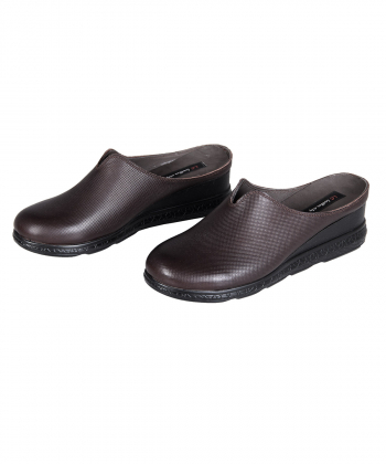 دمپایی چرم زنانه شهر چرم Leather City مدل F280