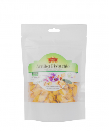 پسته برشته زعفرانی آرنیکا Arnika وزن 150 گرم