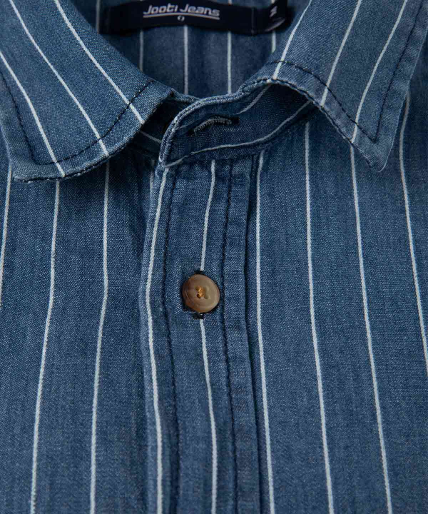 پیراهن راه راه مردانه جوتی جینز JootiJeans کد 11531101