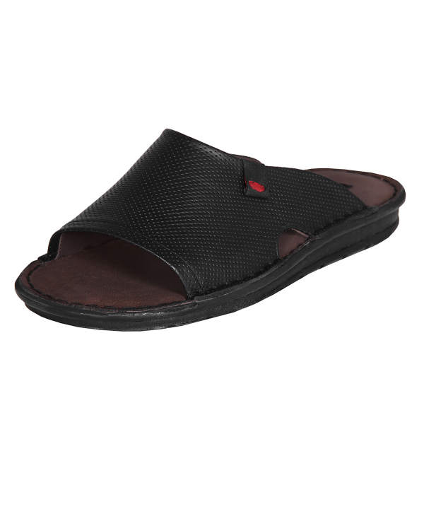 دمپایی چرم مردانه شهر چرم Leather City مدل F6070