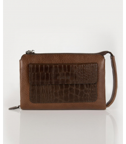 کیف پاسپورتی چرم طبیعی چرم کروکو Croco Leather مدل گوچی