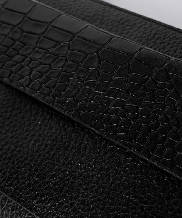 کیف پاسپورتی چرم کروکو Croco Leather مدل گوچی