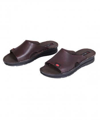 دمپایی زنانه چرم طبیعی شهر چرم Leather City کد F4097