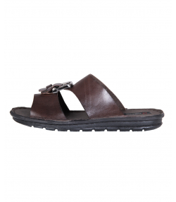 دمپایی مردانه چرم طبیعی شهر چرم Leather City مدل F6045