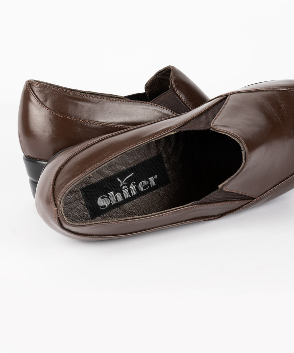 کفش زنانه چرم شیفر Shifer مدل 5292B