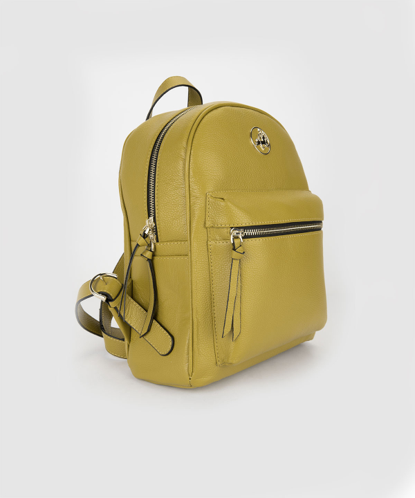 کوله پشتی زنانه چرم طبیعی مارال چرم Maral Leather مدل آژند