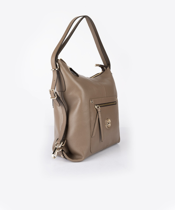 کیف دوشی زنانه چرم طبیعی مارال چرم Maral Leather مدل نسترن
