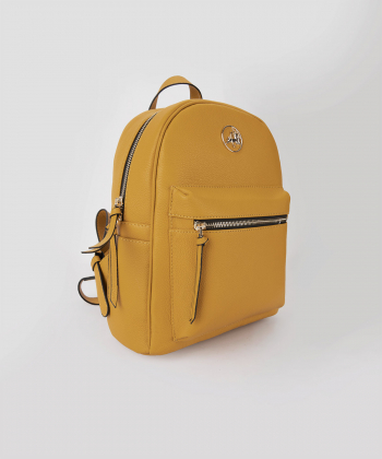 کوله پشتی زنانه چرم طبیعی مارال چرم Maral Leather مدل آژند
