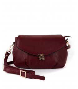 کیف دوشی زنانه چرم طبیعی مارال چرم Maral Leather مدل ژینا