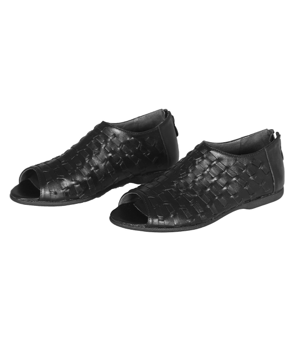 صندل چرم زنانه شهر چرم Leather City مدل pc125