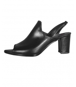 صندل پاشنه دار زنانه چرم طبیعی شهر چرم Leather City مدل si289