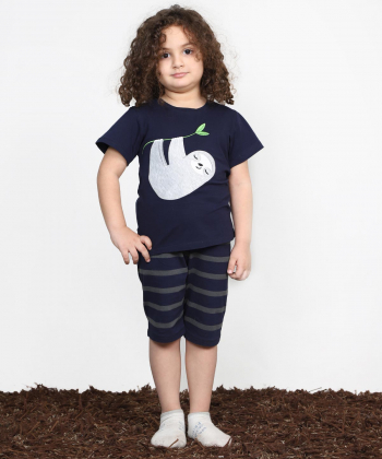 ست تیشرت و شلوارک پسرانه مادر Madar مدل Benji