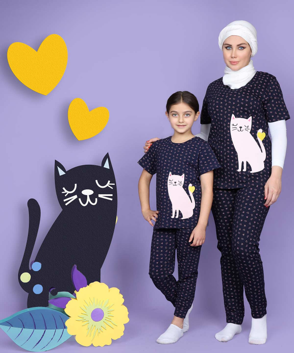ست تیشرت و شلوار راحتی دخترانه مادر Madar مدل Lara