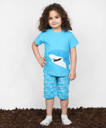 ست تیشرت و شلوارک راحتی پسرانه مادر Madar مدل Ricky