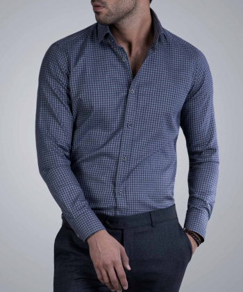 پیراهن چهارخانه مردانه کروم Corum کد 2120104