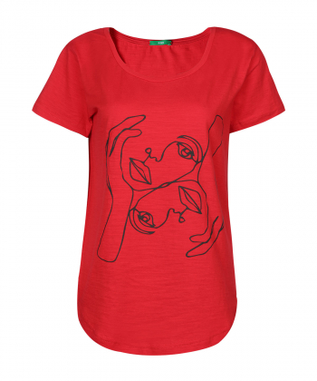 تیشرت یقه گرد زنانه آر ان اس RNS کد 102099