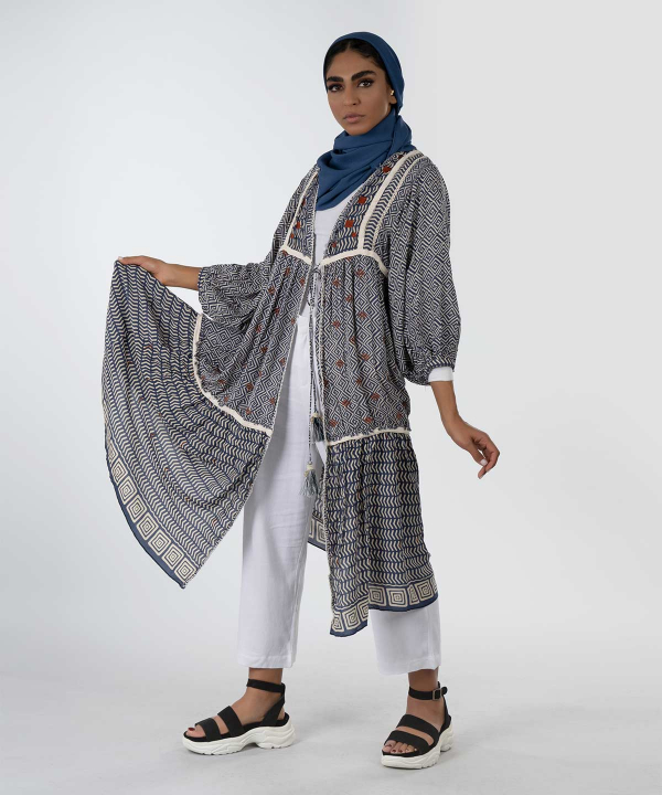 مانتو تابستانی زنانه جوتی جینز JootiJeans کد 01731619