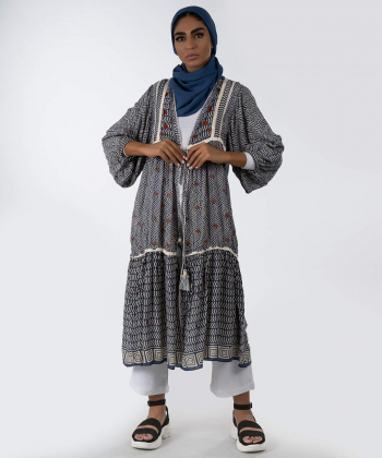 مانتو تابستانی زنانه جوتی جینز JootiJeans کد 01731619