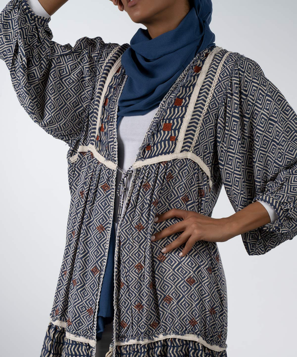 مانتو تابستانی زنانه جوتی جینز JootiJeans کد 01731619