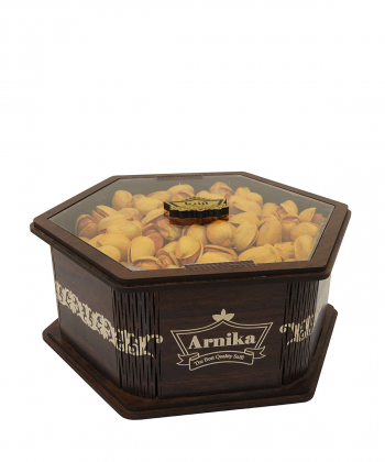 پسته برشته زعفرانی آرنیکا Arnika وزن 400 گرم