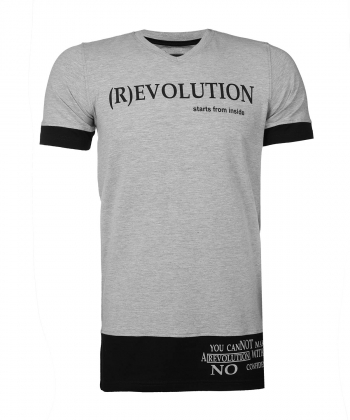 تیشرت مردانه یقه هفت جامه پوش آرا JPA کد 4011029377