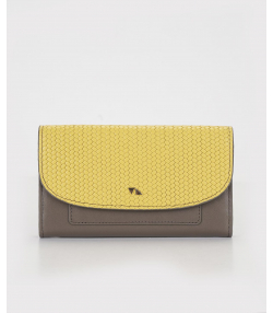 کیف پول زنانه چرم طبیعی چرم مشهد Mashad Leather مدل D0311
