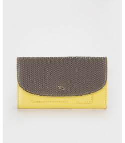 کیف پول زنانه چرم طبیعی چرم مشهد Mashad Leather مدل D0311