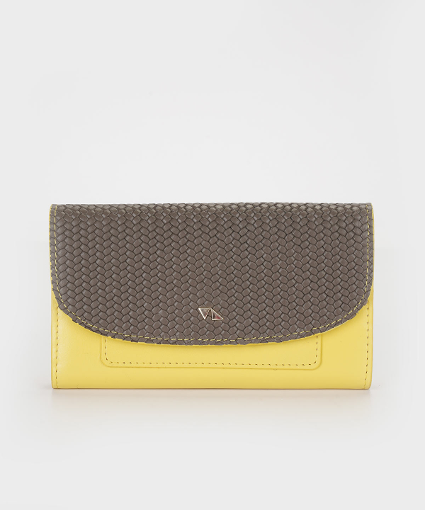 کیف پول زنانه چرم طبیعی چرم مشهد Mashad Leather مدل D0311