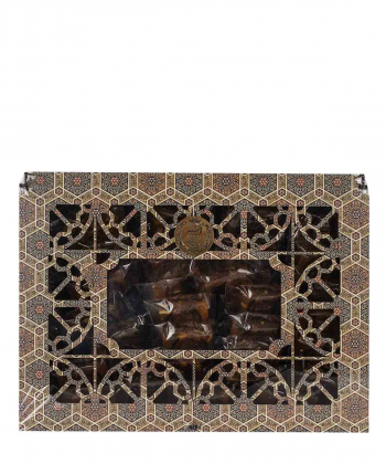 حلوا مسقطی مغزدار فاخر Fakher طرح چوب مینا وزن 870 گرم